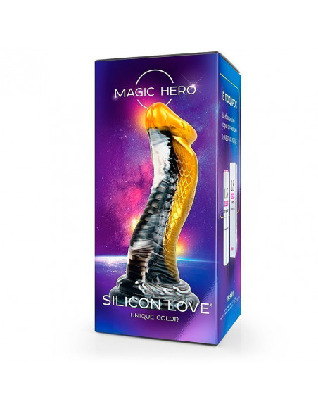 Фантазийный фаллоимитатор-кобра MAGIC HERO SILICON LOVE 22х6 см