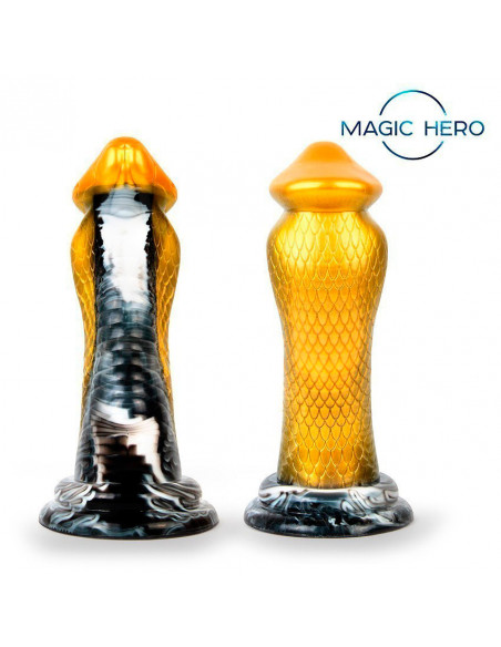 Фантазийный фаллоимитатор-кобра MAGIC HERO SILICON LOVE 22х6 см