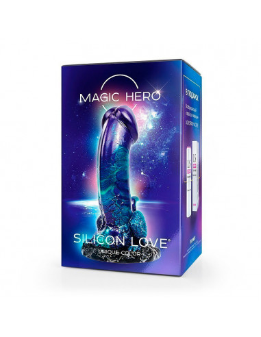 Фантазийный фаллоимитатор MAGIC HERO SILICON...