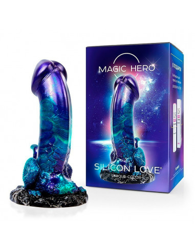 Фантазийный фаллоимитатор MAGIC HERO SILICON...