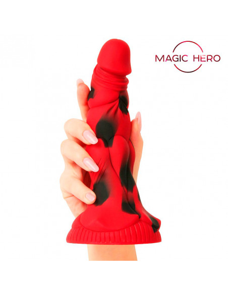 Фантазийный фаллоимитатор MAGIC HERO SILICON LOVE 20х4,7 см