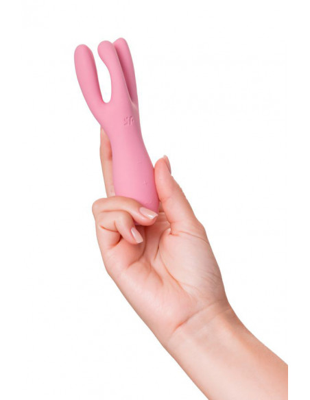 Вибростимулятор эрогенных зон Satisfyer Threesome 3 Pink Connect App