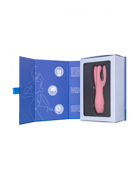 Вибростимулятор эрогенных зон Satisfyer Threesome 3 Pink Connect App