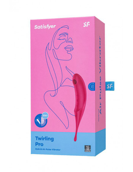 Satisfyer Twirling Pro Вакуум-волновой стимулятор клитора с вибрацией и смарт-управлением