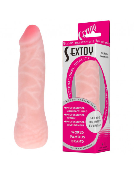 Фаллоимитатор гнущийся ультраскин Sextoy /16х3,3 см/