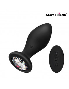 Анальный страз с вибрацией SEXY FRIEND с пультом ДУ и 10... 2