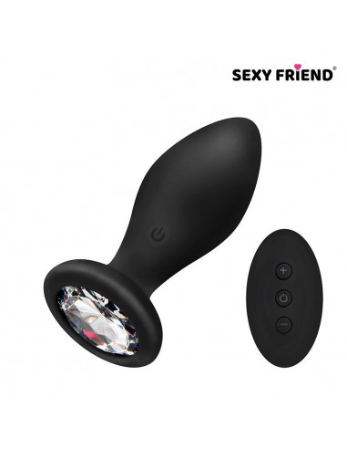 Анальный страз с вибрацией SEXY FRIEND с...