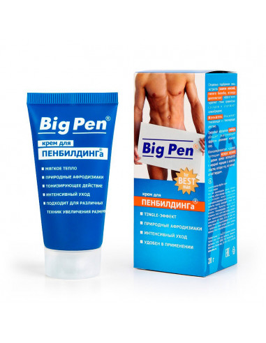 Крем увеличивающий размер Big Pen для...