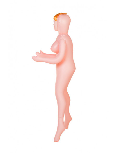 Кукла надувная Dolls-X Passion Olivia Рыжая с кибер вставкой вагина-анус