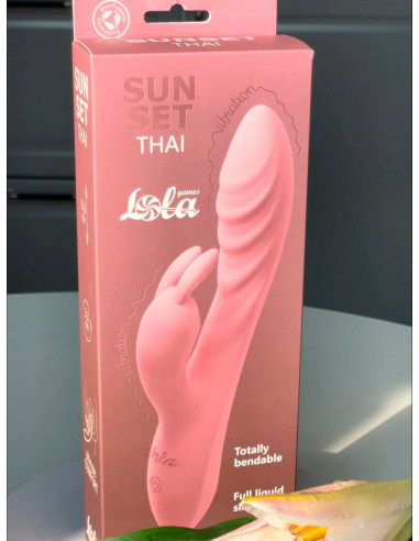 Перезаряжаемый Вибратор-Кролик THAI Sunset...