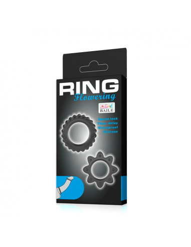 Набор эрекционных колец RING Flowering силикон...