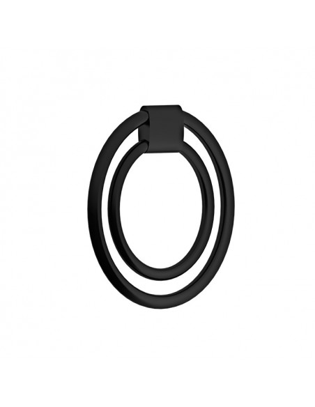 Двойное эрекционное кольцо COCK RING ROCK HARD силикон черное