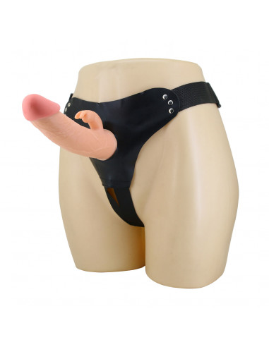 Страпон унисекс с полым фаллосом Harness Briefs...