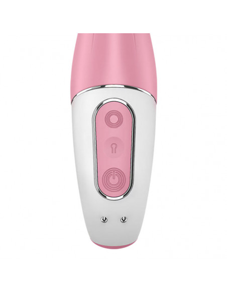 Вибратор с расширением Satisfyer Air Pump Vibrator 2 light red /20,9 см/