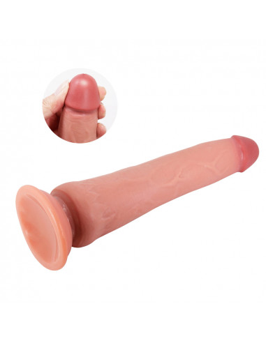 Фаллоимитатор с подвижной кожей SLIDING SKIN...