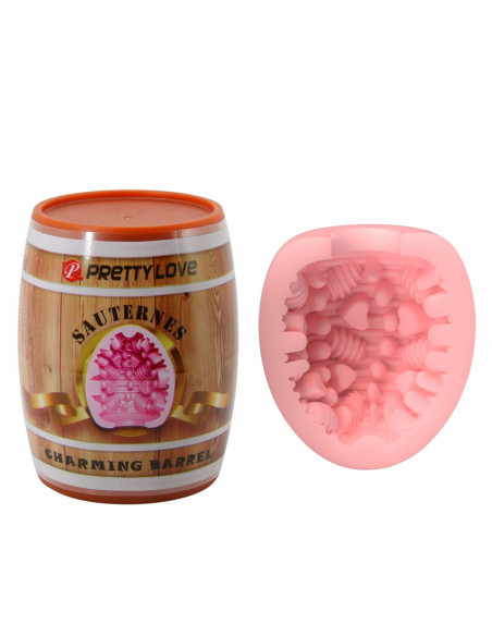 Мастурбатор Sauternes Charming Barrel Pretty Love TPR 42г /6,7х5,4 см/