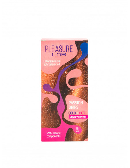 Жидкий Вибратор с Афродизиаком Pleasure Lab Passion Drips Cold n Hot 15 мл
