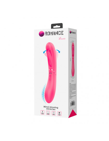 Вибратор с функцией фингеринга ROMANCE Lexie /20х3,1-3,5 см/