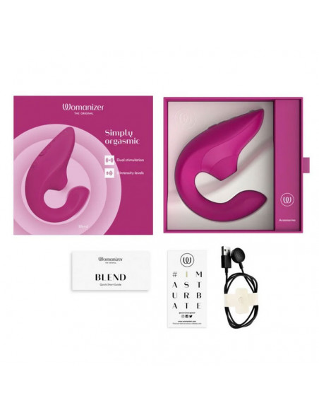 Womanizer Blend 2в1 Вакуум-волновой бесконтактный стимулятор клитора и точки G