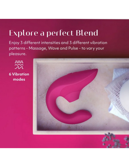 Womanizer Blend 2в1 Вакуум-волновой бесконтактный стимулятор клитора и точки G