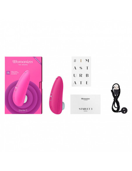 WOMANIZER STARLET 3 - Pink Вакуум-волновой бесконтактный стимулятор клитора