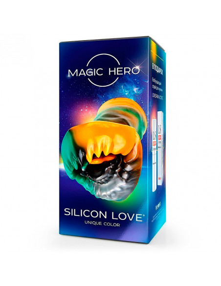 Фантазийный мастурбатор MAGIC HERO SILICON LOVE /18х9 см/