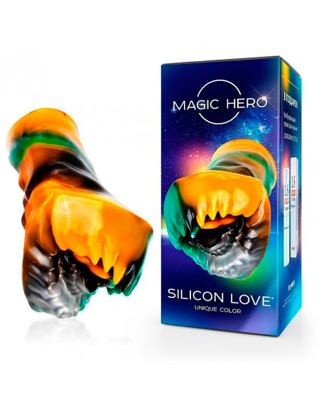 Фантазийный мастурбатор MAGIC HERO SILICON LOVE /18х9 см/