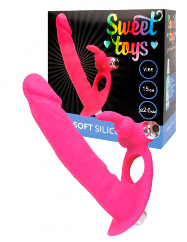Вибронасадка Sweet Toys с анальным и...