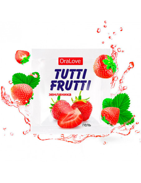 Гель оральный TUTTI-FRUTTI ЗЕМЛЯНИКА 4г