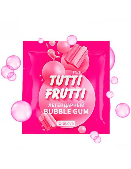 Гель оральный TUTTI-FRUTTI BUBBLE GUM 4г