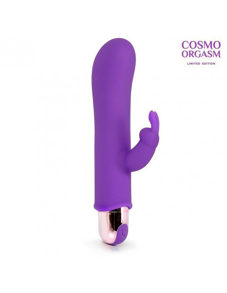 Перезаряжаемый мини-вибратор Кролик COSMO силикон 14/12х2,9 см