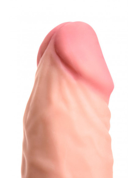 Виброреалистик A-Toys by TOYFA Mang ТРЕ телесный 20х4 см