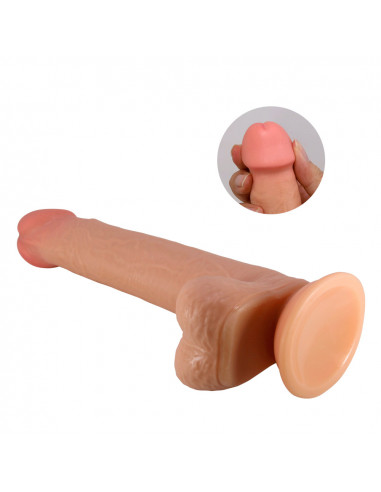 Фаллоимитатор с подвижной кожей SLIDING SKIN...