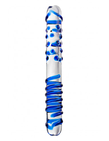 Двухсторонний фаллоимитатор Sexus Glass стекло...