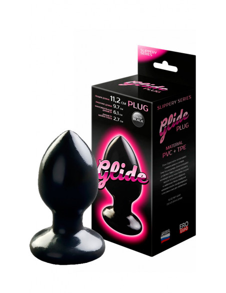 Анальная пробка BLACK MAGNUM 8 /11,2х6,1 см/