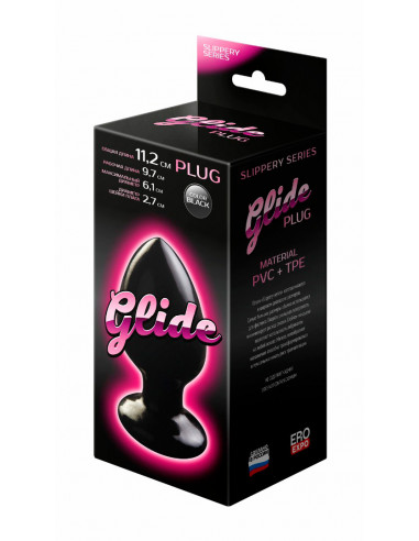 Анальная пробка BLACK MAGNUM 8 /11,2х6,1 см/
