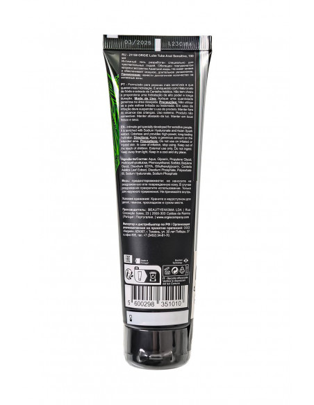 Анальный гибридный гель ORGIE LUBE TUBE ANAL SENSITIVE с гиауроновой кислотой 100 мл