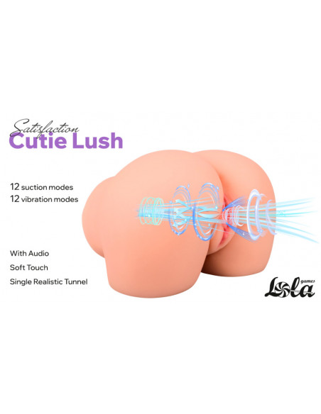 Мастурбатор с вибрацией и всасыванием Cutie Lush 2700г /29×22×24 см/