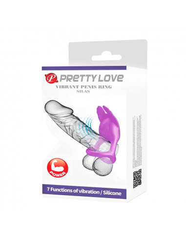 Эрекционное двойное виброкольцо Pretty Love...