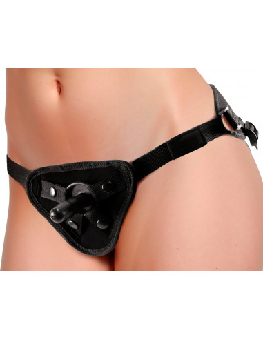 Страпон с двумя насадками UNI strap 6 "Harness"...