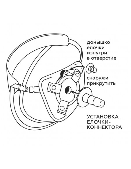 Страпон с двумя насадками UNI strap 6 "Harness" best of all с 10 режимами вибрации