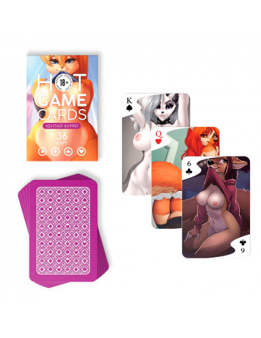Карты игральные «HOT GAME CARDS» ХЕНТАЙ ФУРРИ...