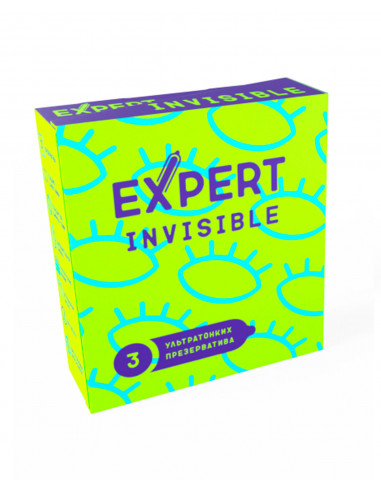 EXPERT INVISIBLE №3 ультратонкие презервативы