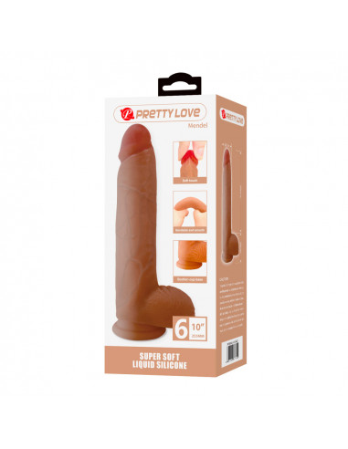Фаллоимитатор MENDEL SUPER SOFT LIQUID SILICONE...