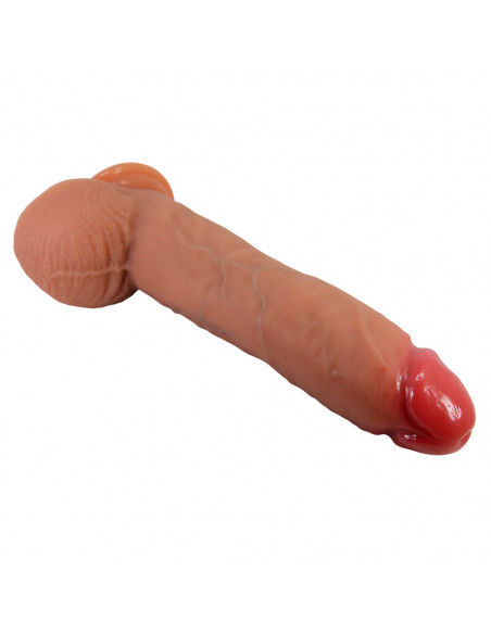 Фаллоимитатор MENDEL SUPER SOFT LIQUID SILICONE жидкий силикон телесный /25,5х5,6 см/