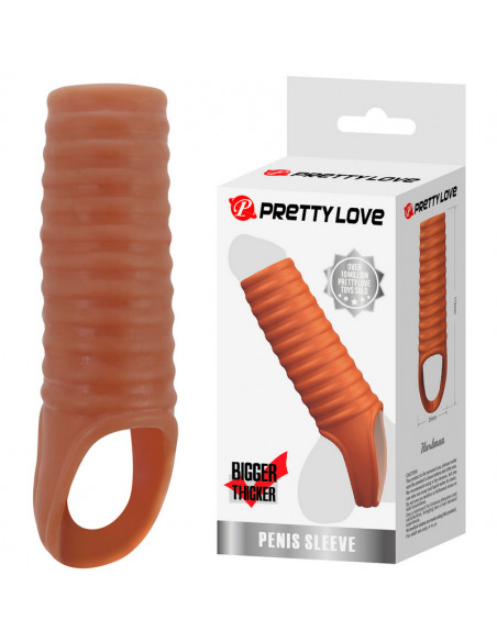 Насадка открытая BIGGER THICKER TPE телесный /11,2 см/