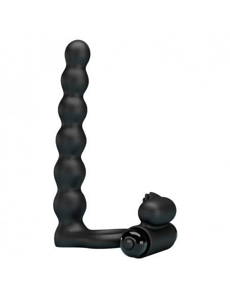 Вибронасадка-Кролик на пенис для двойного проникновения Hercules Penis Sheath III /15,3 см/