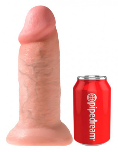 Фаллоимитатор King Cock 10" Chubby - Flesh /25,4х7,6 см/
