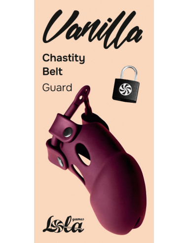 Пояс верности Guard Vanilla Wine Red