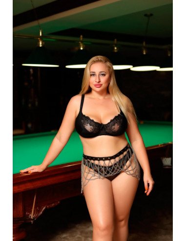 Пояс-юбочка из цепочек Efra Plus size